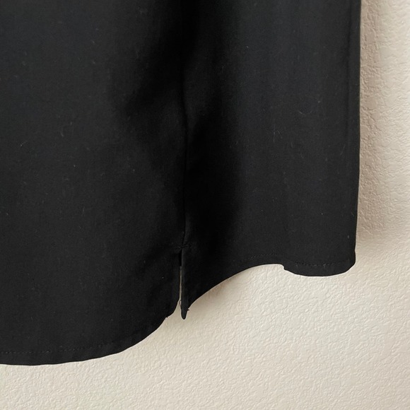 Figs Scrub Top Womens Large Black Octavia Maternity Elastic Waist Short Sleeve - Picture 6 of 12